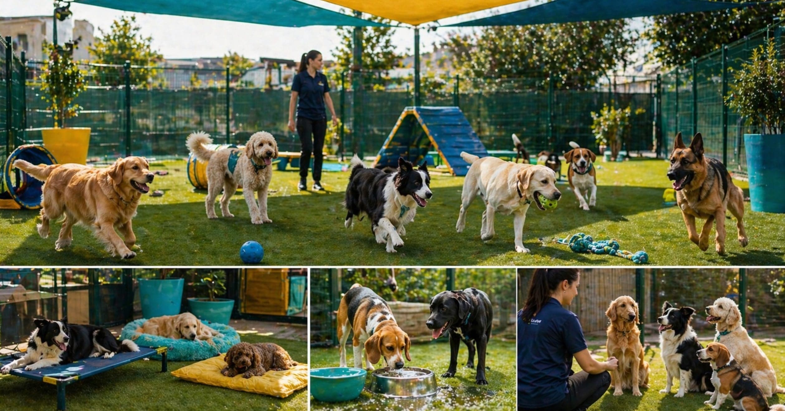 Cosa include l'asilo per cani a San Gervasio Bresciano — Socializzazione, gioco e cure